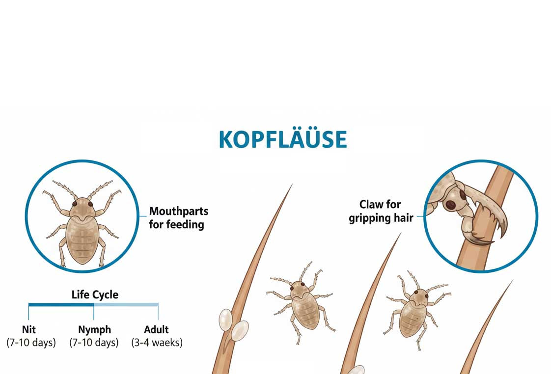 Wie werde ich Kopfläuse wieder los?