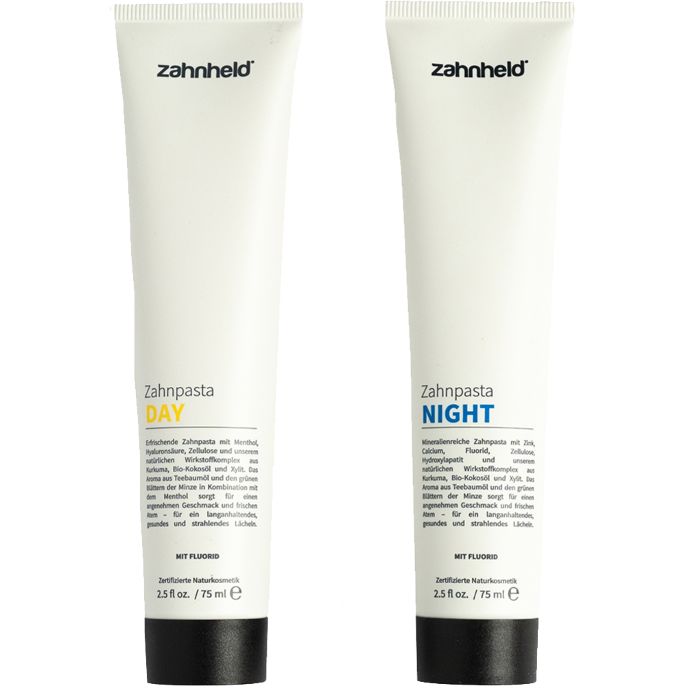 Zahnheld Zahnpasta Nature Day+Night 2x75ml